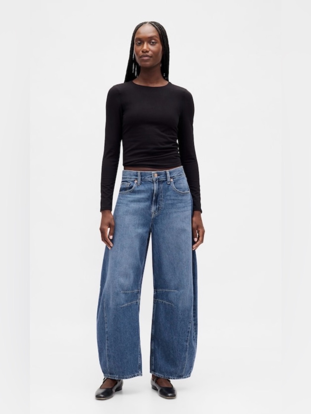NWT GAP Horseshoe High-Rise Jeans Dark Blue Indigo 29‎ 8 T TALL